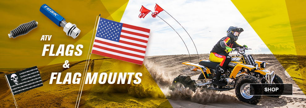 ATV flags and flag mounts, SHOP button